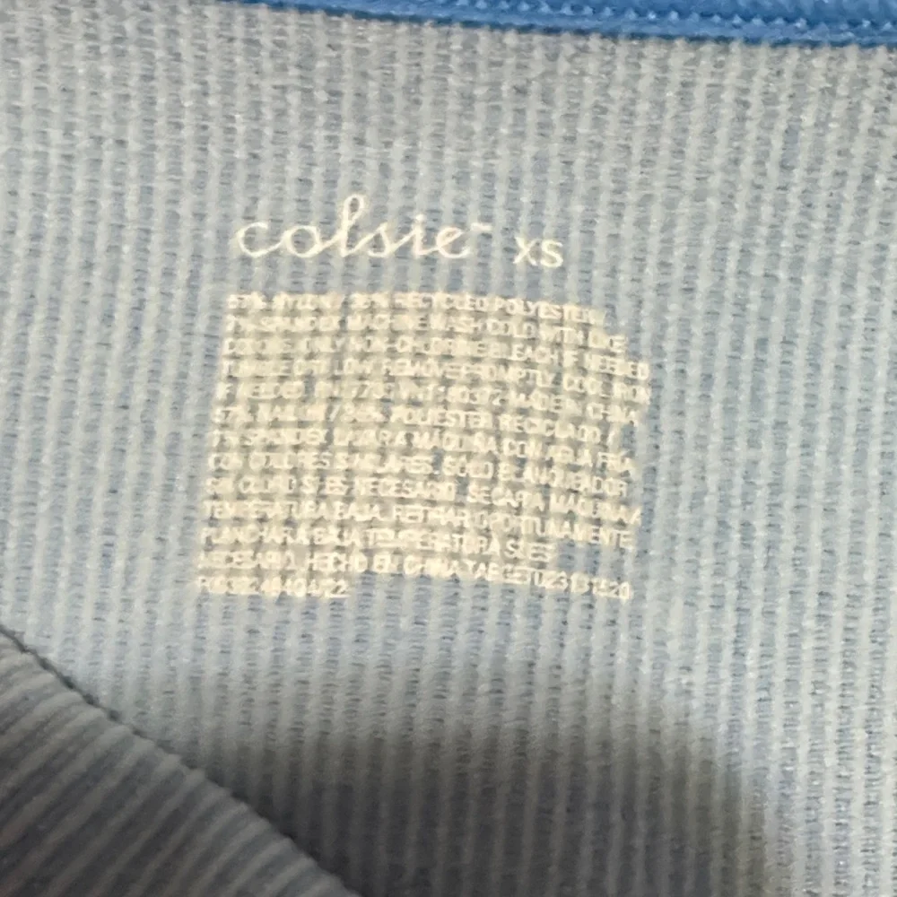 Colsie Blue Ribbed Tank Top - Picture 6 of 6